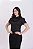 Blusa Acetinada Preto Cassia - Hapuk - Imagem 1