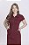 Vestido em Moletinho Sarita Marsala - Hapuk - Imagem 1