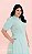 Vestido em Tricoline com Botões Diana Verde Aline - Cerkunvis - Imagem 2