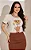 Blusa Manga Curta com Gola em Ribana Veronica - Tata Martello - Imagem 1