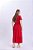 Vestido Confeccionado em Malha de Algodão Serena Vermelho - Hapuk - Imagem 4