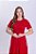 Vestido Confeccionado em Malha de Algodão Serena Vermelho - Hapuk - Imagem 2