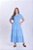 Vestido Confeccionado em Malha de Algodão Serena Azul - Hapuk - Imagem 1