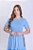 Vestido Confeccionado em Malha de Algodão Serena Azul - Hapuk - Imagem 2