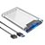 CASE HD 2,5 USB 3.0 TRANSPARENTE - F3 - Imagem 1