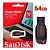 PEN DRIVE 64GB SANDISK CRUZER BLADE - P1 - Imagem 1