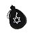 Pingente Estrela 6 Pontas 20mm Folheada Prata Pi117 - Imagem 1