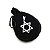 Pingente Estrela 6 Pontas 20mm Folheada Prata Pi117 - Imagem 4