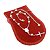 Pulseira Terço Unissex 18/23cm 4mm Folheada Prata PL447 - Imagem 2