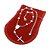 Pulseira Terço Unissex 18/23cm 4mm Folheada Prata PL447 - Imagem 7