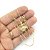 Corrente Feminina 50cm 1mm Bailarina Folheado Ouro 18k CR214 - Imagem 5