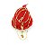 Corrente Feminina 40/45cm 1mm Bailarina Folheado Ouro CR214 - Imagem 1
