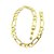 Pulseira Masculina 19cm 6mm Largura Folheada Ouro 18K PL210 - Imagem 2