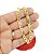 Pulseira Masculina 19cm 6mm Largura Folheada Ouro 18K PL210 - Imagem 6