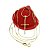 Corrente Masculina 50cm 0.5mm Cruz Folheada Ouro 18k CR593 - Imagem 6
