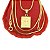 Corrente Masculina 50cm 1mm Relicário Folheado Ouro CR149 - Imagem 2