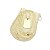 Corrente Masculina 70cm 3mm + Placa Folheado Ouro 18K CR153 - Imagem 4