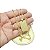 Corrente Masculina 70cm 3mm + Placa Folheado Ouro 18K CR153 - Imagem 3