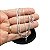 Corrente Masculina 50cm 1mm Largura Folheada Prata Cr188 - Imagem 5