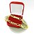 Pulseira Masculina 24cm 7mm Largura Folheada Ouro 18k PL111 - Imagem 2