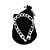 Pulseira Masculina 20cm 1cm Largura Folheada Prata PL115 - Imagem 2