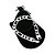 Pulseira Masculina 20cm 1cm Largura Folheada Prata PL115 - Imagem 6
