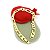 Pulseira Masculina 18cm 1cm Largura Folheada Ouro 18K PL145 - Imagem 5