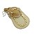 Pulseira Masculina 20cm 7mm Largura Folheada Ouro 18k PL180 - Imagem 2