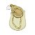 Pulseira Masculina 19cm 7mm Largura Folheada Ouro 18k PL147 - Imagem 6