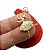 Pingente Bailarina 30mm Zirconia Folheado Ouro 18k Pi229 - Imagem 2