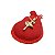 Pingente Bailarina 30mm Zirconia Folheado Ouro 18k Pi230 - Imagem 4
