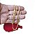 Corrente Masculina 60cm 4mm Largura Folheado Ouro 18k CR810 - Imagem 9