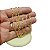 Corrente Masculina 60cm 3mm Largura Folheado Ouro 18k CR527 - Imagem 3