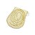 Corrente Masculina 80cm 2mm Largura Folheado Ouro 18K CR727 - Imagem 2