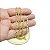 Corrente Masculina 80cm 2mm Largura Folheado Ouro 18K CR727 - Imagem 3