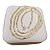 Corrente Masculina 70cm 3mm Largura Folheada Ouro 18k CR488 - Imagem 8