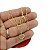 Corrente Feminina 45/50cm 1mm Coração Folheado Ouro CR690 - Imagem 5