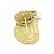 Corrente Masculina 80cm 3mm + Cruz Folheado Ouro 18k CR746 - Imagem 5