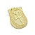 Corrente Masculina 80cm 3mm + Cruz Folheado Ouro 18k CR746 - Imagem 4