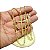 Corrente Masculina 80cm 3mm + Cruz Folheado Ouro 18k CR746 - Imagem 3