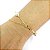 Pulseira Feminina 19/23cm Perola 8mm Folheada Ouro 18K PL308 - Imagem 7