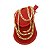 Corrente Masculina 70cm 5mm Largura Folheado Ouro 18k CR512 - Imagem 1