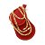 Corrente Masculina 70cm 5mm Largura Folheado Ouro 18k CR512 - Imagem 4