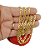 Corrente Masculina 70cm 5mm Largura Folheado Ouro 18k CR512 - Imagem 5