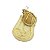 Corrente Masculina 70cm 3mm Largura Folheado Ouro 18K CR680 - Imagem 4