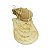 Corrente Masculina 80cm 3mm Pulseira Folheada Ouro 18K CR681 - Imagem 5