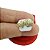 Brinco Feminino Coração Zirconia Folheado Ouro 18k BR316 - Imagem 2