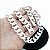 Corrente Masculina 50cm 13mm Largura Folheada Prata CR243 - Imagem 6