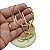 Corrente Masculina 60cm 3mm Cruz Folheada Ouro 18k CR803 - Imagem 8