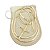 Corrente Masculina 80cm 3mm Cruz Folheado Ouro 18k CR803 - Imagem 2
